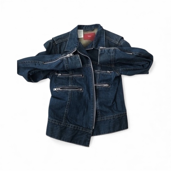 Levi’s Mens Red Engineered Zipper Denim Ja… - Picture 2 of 15